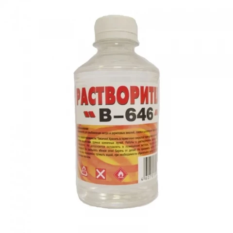 Растворитель 646 0,25 л. Вершина