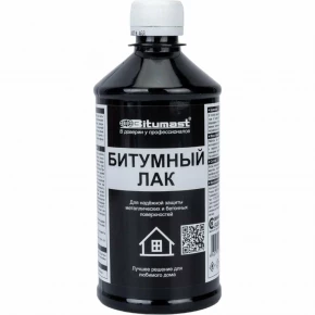 Лак битумный Bitumast 0,5 л. 